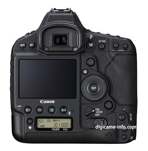 Появились изображения и спецификации камеры Canon EOS-1D X Mark II, анонс которой ожидается на следующей неделе