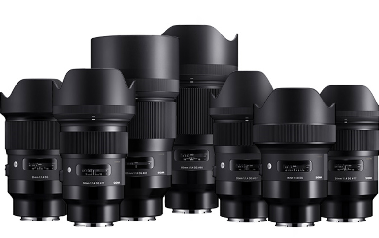 Анонсирован выпуск девяти полнокадровых моделей объективов Sigma DG HSM | Art с креплением Sony E