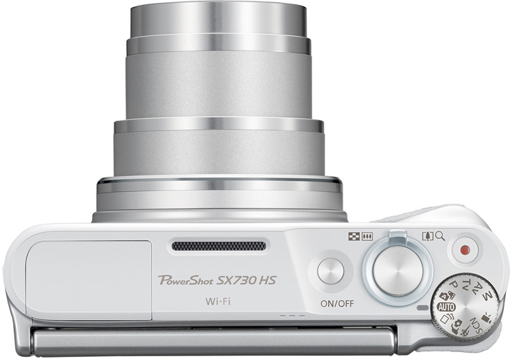 При габаритах 110 x 64 x 40 мм камера Canon PowerShot SX730 HS весит 300 г