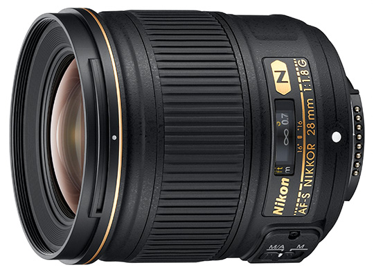 В каталоге Nikon есть похожая модель AF-S Nikkor 28mm f/1.8G