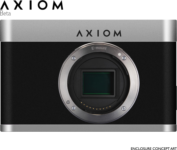 В камере Axiom может быть установлен датчик одного из трех форматов