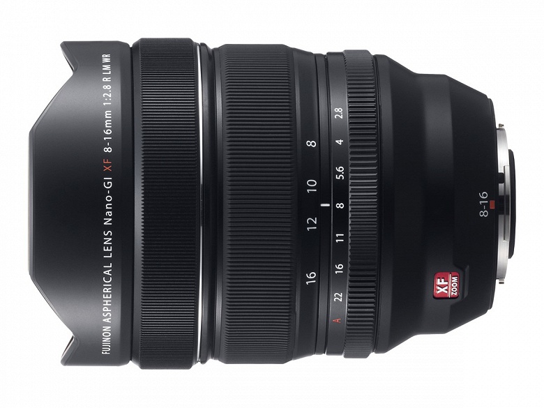 Fujifilm анонсирует объектив Fujinon XF8-16mmF2.8 R LM WR