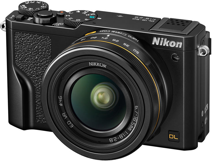 В компактных камерах Nikon DL24-85, DL18-50 и DL24-500 используются дюймовые датчики изображения