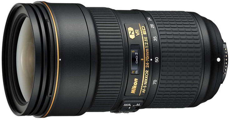 Рекомендованная цена объектива AF-S Nikkor 24-70mm f/2.8E ED VR равна $2400