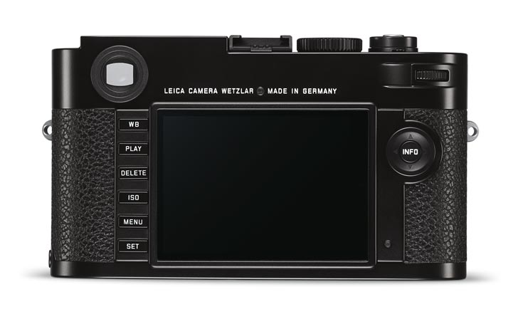Камера Leica M Typ 262 оснащена трехдюймовым дисплеем разрешением 921 000 точек