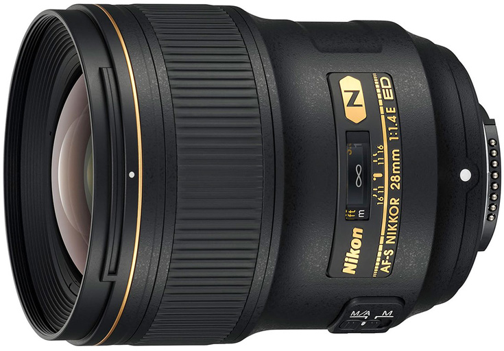 Объектив Nikon AF-S Nikkor 28mm f/1.4E ED