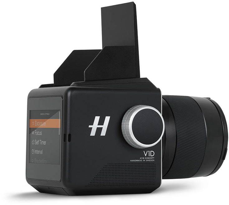 Корпус камеры Hasselblad V1D 4116 Concept изготовлен фрезерованием из алюминиевого бруска