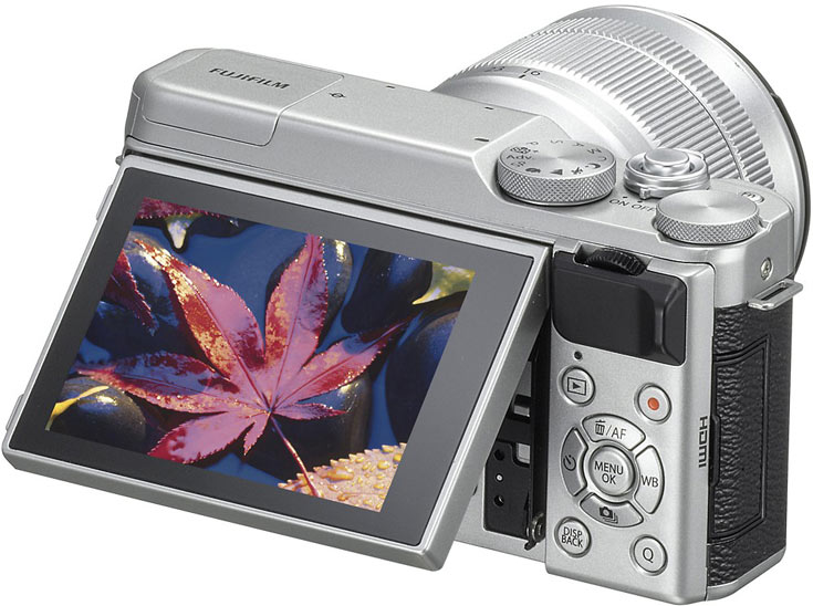 Камера Fujifilm X-A10 оснащена креплением для объективов Fujifilm X