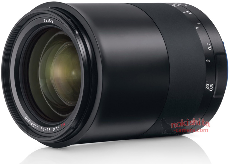Полнокадровый объектив Zeiss Milvus 1.4/35 будет выпускаться в вариантах для зеркальных камер Canon и Nikon
