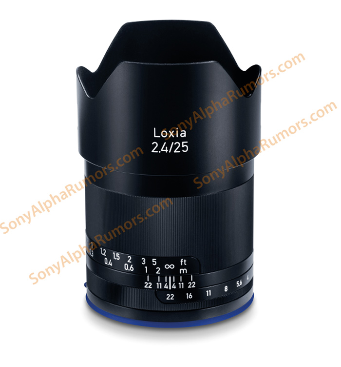 Анонс объектива Zeiss Loxia 25mm f/2.4 ожидается в ближайшие дни